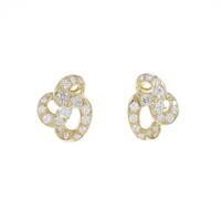 K18YG ダイヤモンドピアス