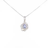 K14WG タンザナイトネックレス