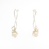 アガット タンスイパールピアス