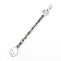 K18WG スパナ ダイヤモンドペンダント