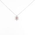 【リメイク】プラチナダイヤモンドネックレス 0．102ct・FIP・SI1・マーキスカット