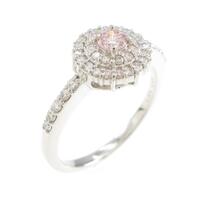 【リメイク】プラチナダイヤモンドリング 0．124ct・FLP・VS2