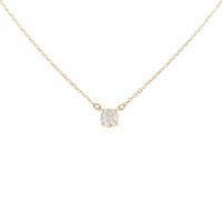 K18YG ダイヤモンドネックレス