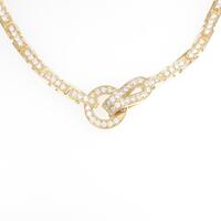 カルティエ アグラフ フルダイヤ ネックレス