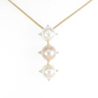 K18YG 2WAY タンスイパールネックレス