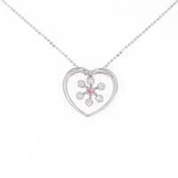 K18WG ダイヤモンドネックレス