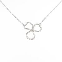 ティファニー ペーパーフラワー オープンフラワー スモール ネックレス