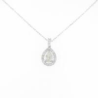 K18WG ダイヤモンドネックレス