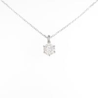 プラチナダイヤモンドネックレス 1．024ct・E・SI1・GOOD