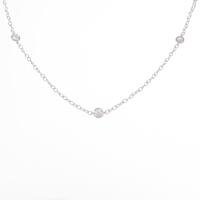 750WG ダイヤモンドネックレス