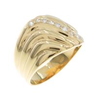 750YG ダイヤモンドリング