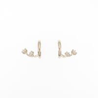 K10YG ダイヤモンドピアス