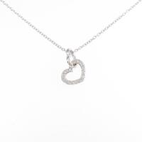 ポンテヴェキオ ハート ネックレス