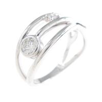 K18WG ダイヤモンドリング