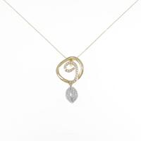 K18YG／K18WG ダイヤモンドネックレス