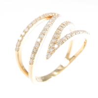 【リメイク】K18YG ダイヤモンドリング