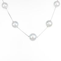 K18WG アコヤパールネックレス