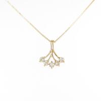 K18YG ダイヤモンドネックレス