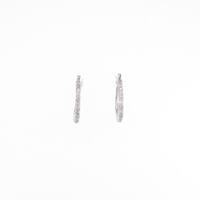 K18WG ダイヤモンドピアス