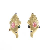 【ヴィンテージ】 ティファニー カラーストーンピアス