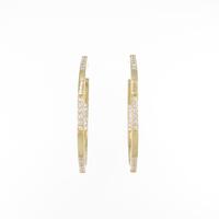 【新品】K18YG ダイヤモンドピアス