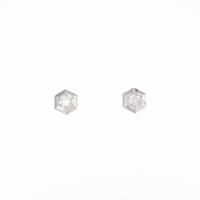 【リメイク】K18WG ダイヤモンドピアス