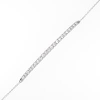 【リメイク】K18WG ダイヤモンドブレスレット