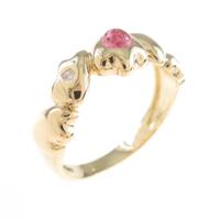 K18YG トルマリンリング