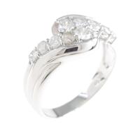 K18WG ダイヤモンドリング