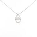 プラチナダイヤモンドネックレス 0．348ct・F・SI1・GOOD