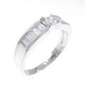 プラチナダイヤモンドリング 0．149ct・H・VVS2・GOOD