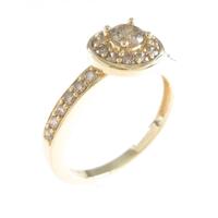 K18YG ダイヤモンドリング