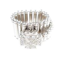 PT／K18YG クローバー ダイヤモンドリング