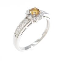 プラチナダイヤモンドリング 0．223ct・FVOY・I1