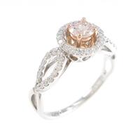 PT／K18PG ダイヤモンドリング 0．277ct・VLP・SI1