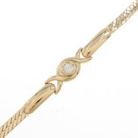 K18YG ダイヤモンドブレスレット