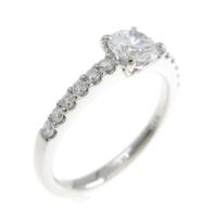 【リメイク】プラチナダイヤモンドリング 0．507ct・D・VS2・VG