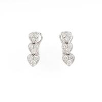 ピキョッティ ハート ダイヤモンドピアス