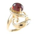 K18YG ガーネットリング