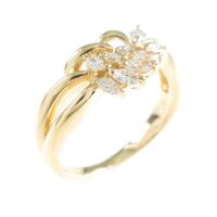 K18YG ダイヤモンドリング