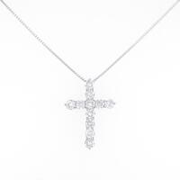 PT クロス ダイヤモンドネックレス