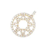 K18YG ダイヤモンドペンダント