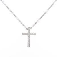 ポンテヴェキオ クロス ダイヤモンドネックレス