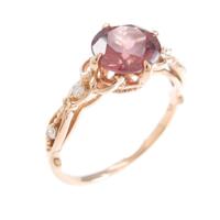 K18PG ジルコンリング