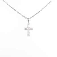 ブシュロン ディアーヌ クロス ダイヤモンドネックレス