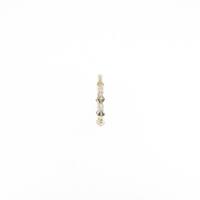 【新品】K10YG ダイヤモンドイヤーカフ 片耳