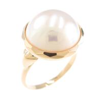 K18YG マベパールリング