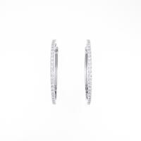 【リメイク】K18WG ダイヤモンドピアス