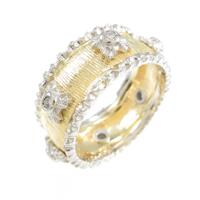 K18YG／PT ダイヤモンドリング