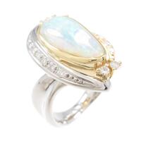 PT／K18YG オパールリング